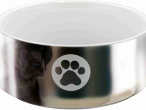 Comedero Silver de Cerámica para Perros y Gatos - Trixie