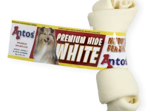 huesos de cuero crudo con sabor natural para perros antos