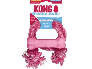 Juguete Puppy Goodie Bone con Cuerda – KONG
