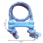 juguete puppy goodie bone con cuerda kong 5