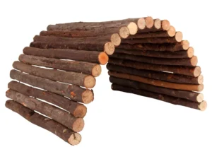 puente natural living de madera para roedores trixie