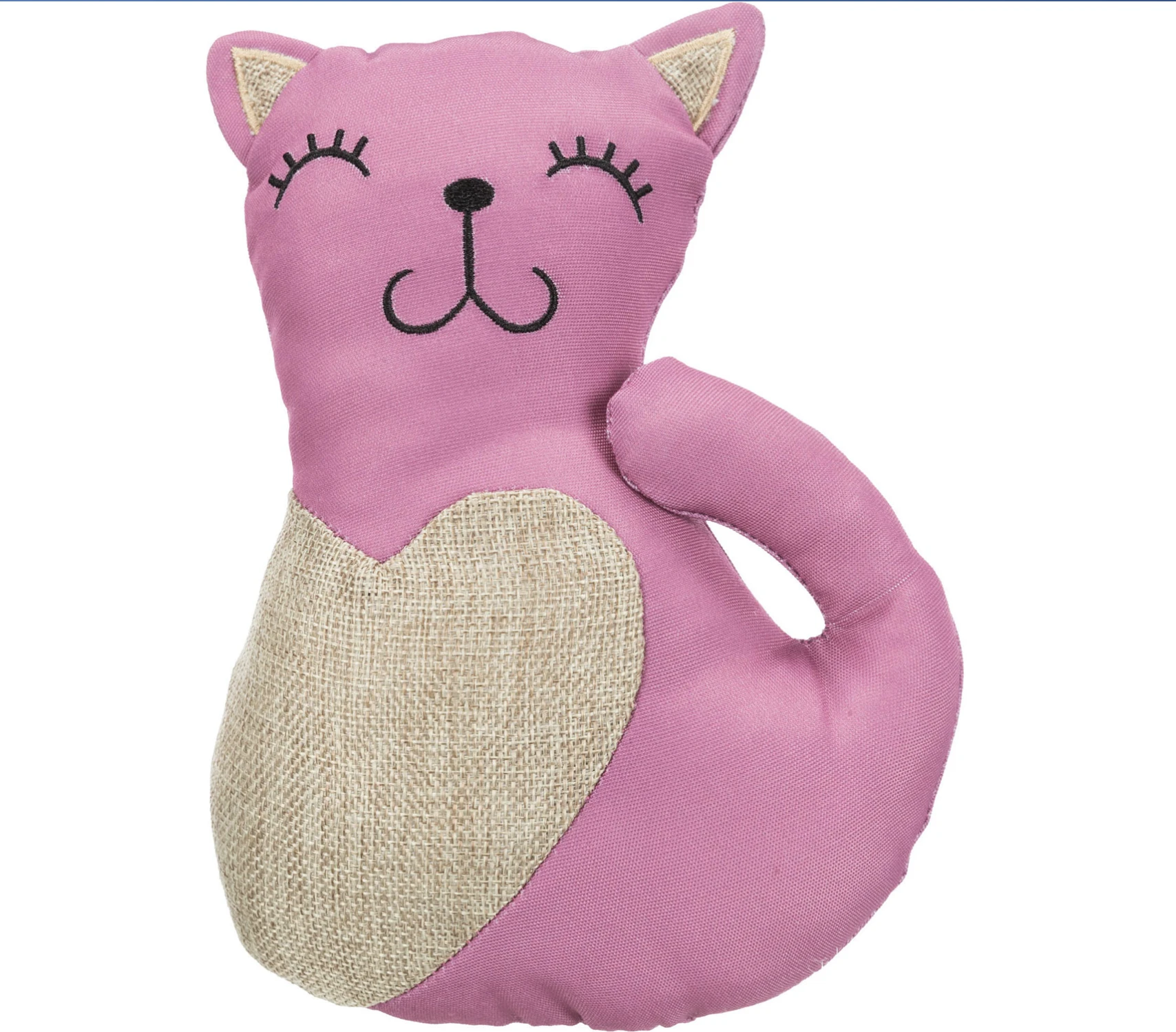 rascador en forma de gato con sisal y peluche trixie rascador en forma de gato con sisal y peluche trixie