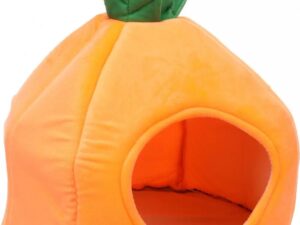 casa calabaza para roedores y gatos flamingo