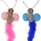 juguete mariposa afra para gatos flamingo 5