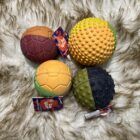 pelota de caucho natural para perros rubbnroll antos