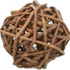 pelota de mimbre de madera natural para roedores trixie