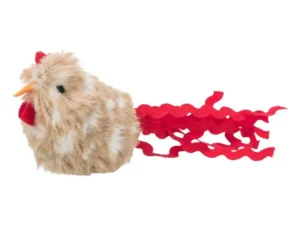 Pollo de Peluche con Borlas para Gatos – Trixie