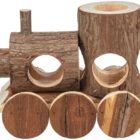 tren de madera para roedores natural living trixie 2