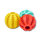 pelota dental con estrias para perros wuapu