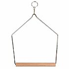 columpio de madera para aves karlie 2