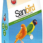 arena mineral ultra absorvente para jaulas de aves sanibird