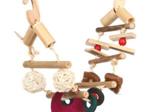 puente colgante bambu para roedores trixie