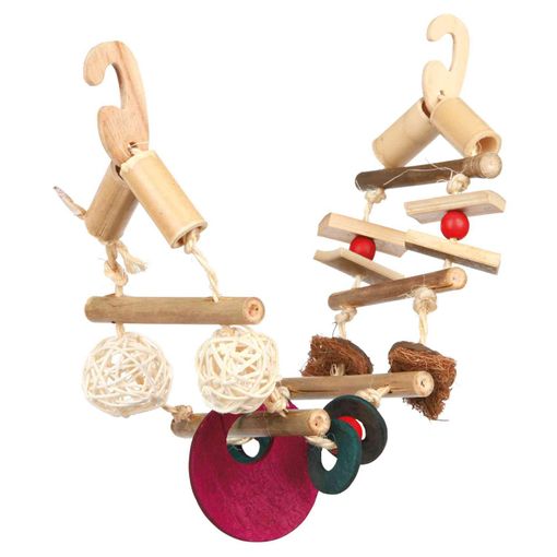 puente colgante bambu para roedores trixie puente colgante bambu para roedores trixie