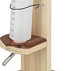 soporte para bebedero natural living de madera para roedores trixie