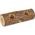 tunel de madera ella para roedores flamingo