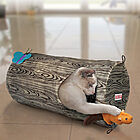 tunel play spaces burrow con catnip para gatos kong