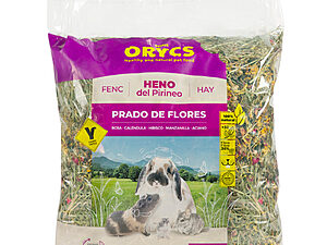 heno natural del pirineo prado de flores para roedores orycs